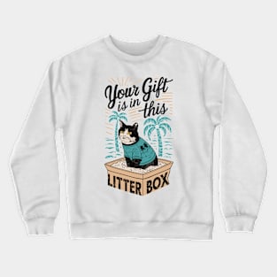 Cat in a box Crewneck Sweatshirt